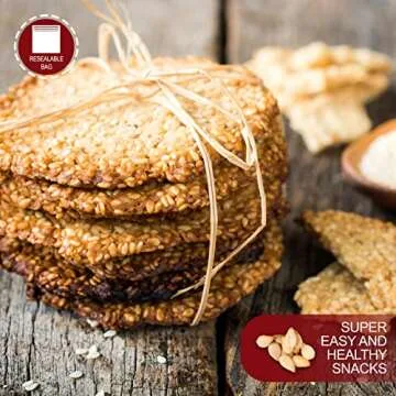 We Got Nuts White Hulled Sesame Seeds 5 Lbs (80oz) Bag | No Preservatives Added, Non-GMO, 100% Natural With No Shell | For Baking, Salad Toppings, Cereal, Roasting