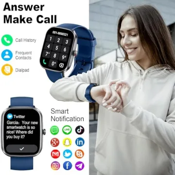 2026 Smartwatch for Men Women with Call & 120+ Fitness Modes