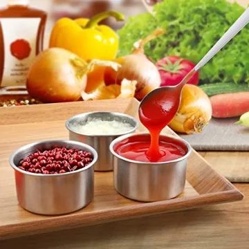 Leak-Proof SUKKI Stainless Steel Condiment Containers