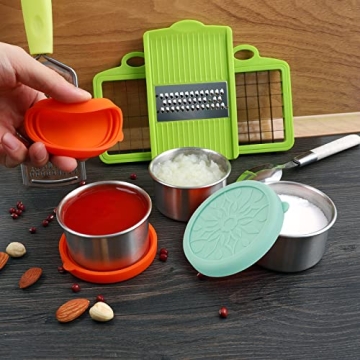 Leak-Proof SUKKI Stainless Steel Condiment Containers