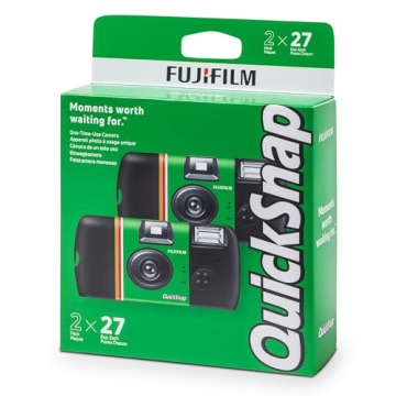 Fujifilm QuickSnap Flash 400 - Fun Disposable Camera 2-Pack
