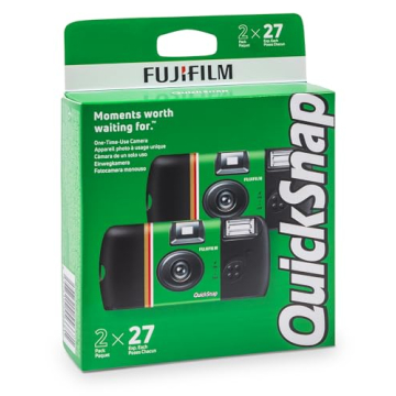 Fujifilm QuickSnap Flash 400 Disposable Camera 2-Pack