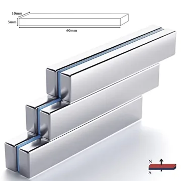 FINDMAG Strong Neodymium Bar Magnets with Adhesive