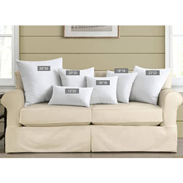 26x26 Premium Euro Pillow Inserts - Pack of 2