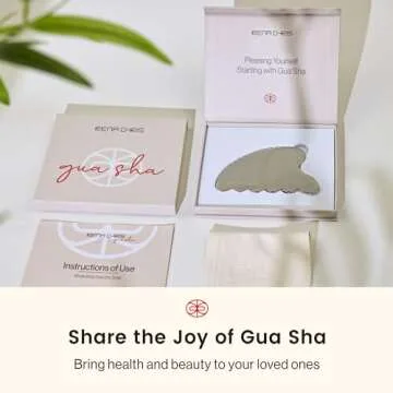 Rena Chris Body Gua Sha Tools, Stainless Steel GuaSha Tool, Manual Massage Sticks for Jawline Sculpting and Puffiness Reducing, Whole Body Skin Care Massager (Silver)