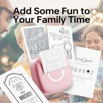 Mini Bluetooth Thermal Printer - Perfect for Stickers