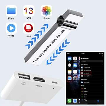 HDMI Adapter for iPhone/iPad - 3 in 1 Digital AV Adapter