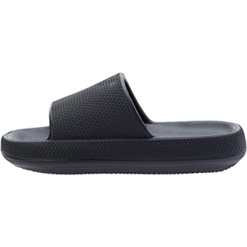 BRONAX Men's Quick-Dry Comfort Slides Size 11 Black