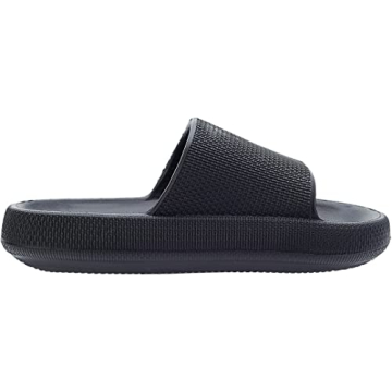 BRONAX Men's Quick-Dry Comfort Slides Size 11 Black