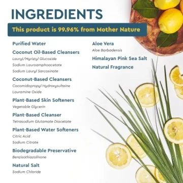 Puracy Natural Dish Soap - Eco-Friendly Dish Cleaner 3 Pack