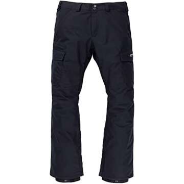 Burton Men's Cargo Snow Pant Regular Fit , True Black W19, Large