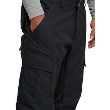 Burton Men's Cargo Snow Pant Regular Fit , True Black W19, Large