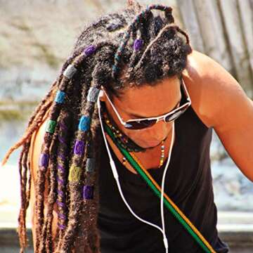 162 Pieces Hair Accessory Set - 12 Braiding Strings for Hair and 150 Metal Cuffs in Colorful Designs