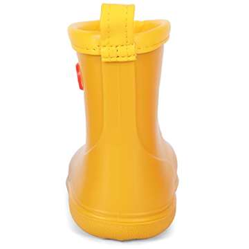 Tree Grandpa Yellow Toddler Rain Boots for Boys and Girls