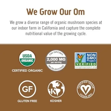 OM Mushroom Coffee Latte Blend - Energy & Clarity Support