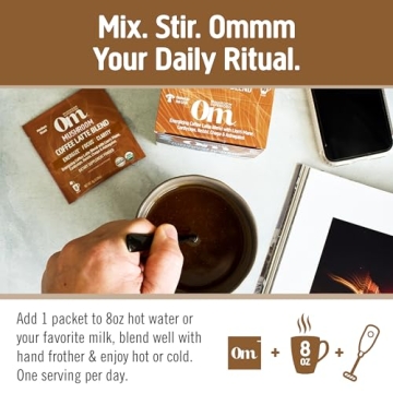 OM Mushroom Coffee Latte Blend - Energy & Clarity Support