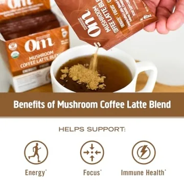 OM Mushroom Coffee Latte Blend - Energy & Clarity Support