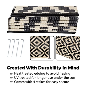 SAND MINE Reversible Outdoor Mats for Every Occasion