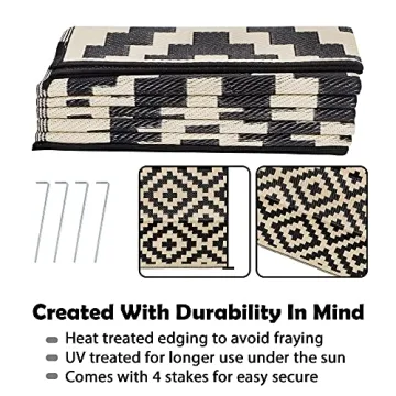SAND MINE Reversible Outdoor Mats for Every Occasion
