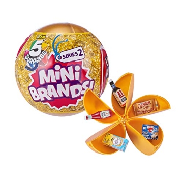 5 Surprise Mini Brands Series 2 Collectible Toy Capsule Gold