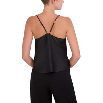 BCBGMAXAZRIA Cowl Neck Sleeveless Cami Top for Women