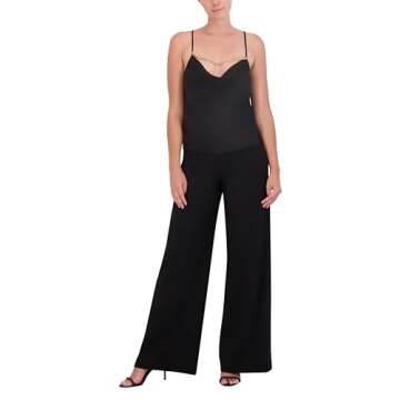 BCBGMAXAZRIA Cowl Neck Sleeveless Cami Top for Women