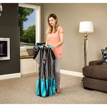 Regalo My Play Deluxe 6-Panel Play Yard with Canopy