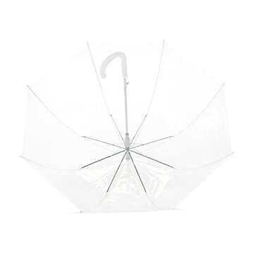Amazon Basics Clear Bubble Umbrella, Round, 34.5 inch