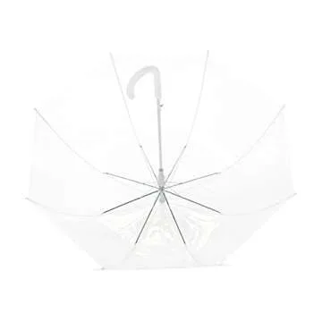 Amazon Basics Clear Bubble Umbrella, Round, 34.5 inch