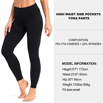 SP3LOPS Yoga Pants with Pockets and Tummy Control