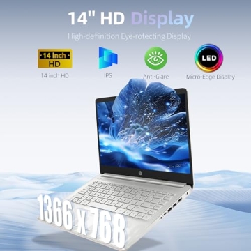 HP Laptop for Students and Professionals - 256GB Storage