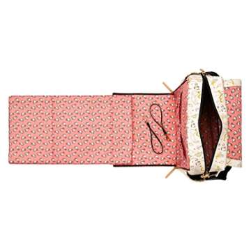 Petunia Pickle Bottom Boxy Backpack Diaper Bag for Parents | Top-Selling Stylish Baby Bag | Sophisticated & Spacious Backpack for On The Go Moms | Disney's Beauty & The Beast - Whimsical Belle