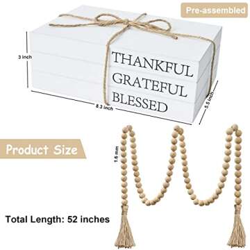 Decorative Books for Home Decor - Rustic Farmhouse Accent