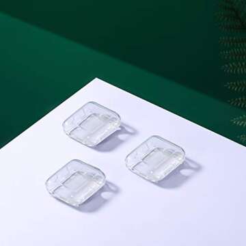 GEAK 3 Pack Compatible with Apple Watch Case 38mm,Soft HD High Sensitivity Screen Protector with TPU...