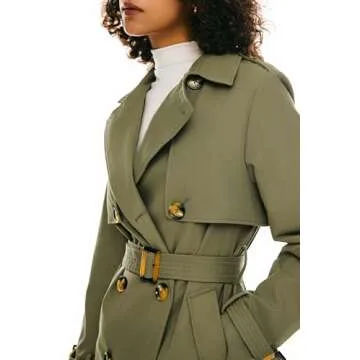 Stylish Orolay Women's Double Breasted Trench Coat