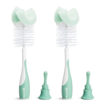 Munchkin® Sponge™ Bottle Brush Set - 2 Pack for Easy Cleaning