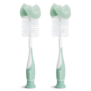 Munchkin® Sponge™ Bottle Brush Set - 2 Pack for Easy Cleaning