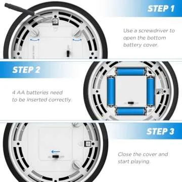 KKONES Kids Toys Hover Soccer Ball (Set of 2), Battery Operated Air Floating Soccer Ball with LED Light and Soft Foam Bumper for Indoor Outdoor Game, Gifts for Age 3 4 5 6 7 8-16 Year Old Boys Girls