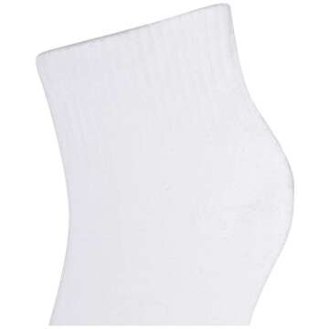 Hanes-womens Cool Comfort Toe Support Ankle Socks, 6-pair Pack Casual Sock, White/Grey Vent, One Size US