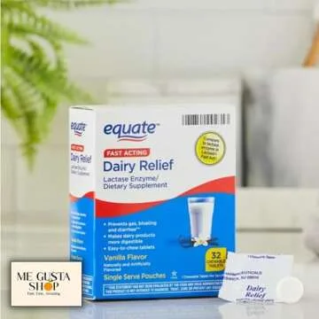 Equate Lactase Enzyme Chewables for Dairy Relief - 32 Count