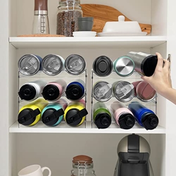 Spaclear Water Bottle Organizer for Efficient Kitchen Storage
