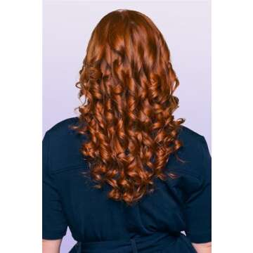 Wavytalk Airflow Styler Curling Iron with 360° Cooling Air, Hair Straightener and Curler 2 in 1, Adjustable Temp. for All Hair Types, Lock in Curls Quicker, Dual Voltage, Purple