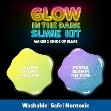 Elmer's Glow-in-the-Dark Slime Kit Safe Fun Creative Play