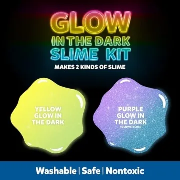 Elmer's Glow-in-the-Dark Slime Kit Safe Fun Creative Play