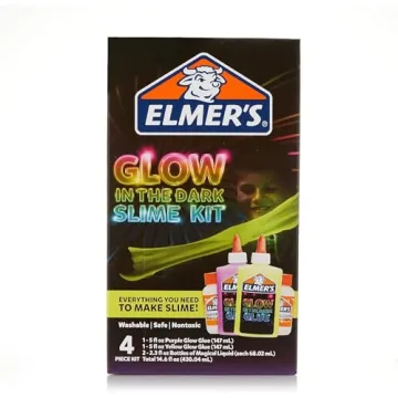 Elmer's Glow-in-the-Dark Slime Kit Safe Fun Creative Play