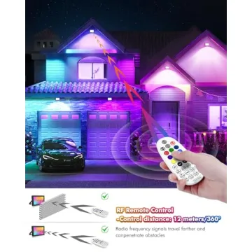 MEIKEE RGBW LED Flood Lights for Christmas and Halloween