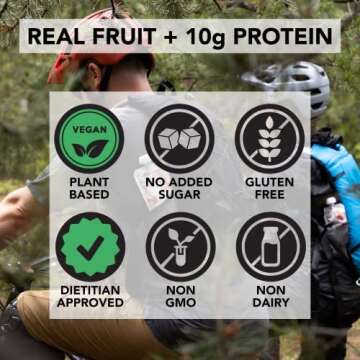 Fuel for Fire VEGAN Protein Smoothie Squeeze Pouch - Variety (9-Pk) | Healthy Snack & Recovery | No ...