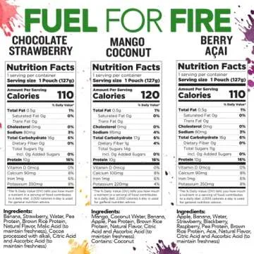 Fuel for Fire Vegan Protein Smoothies - Variety Pack (9 Pk)