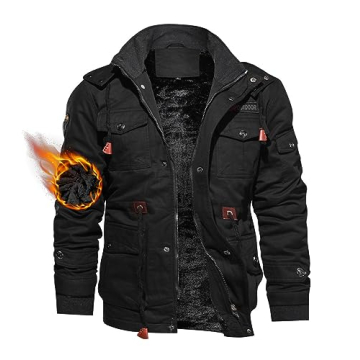 TACVASEN Men's Winter Jacket - Warm, Stylish, Functional Coat for Adventure