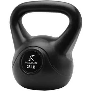 ProsourceFit Vinyl Plastic Kettlebell for Strength Training Efficiency